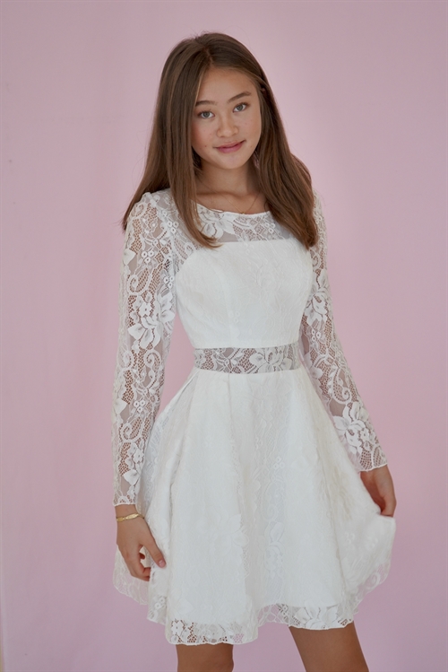 Konfirmationskjoler - Milla i udsøgte blonder